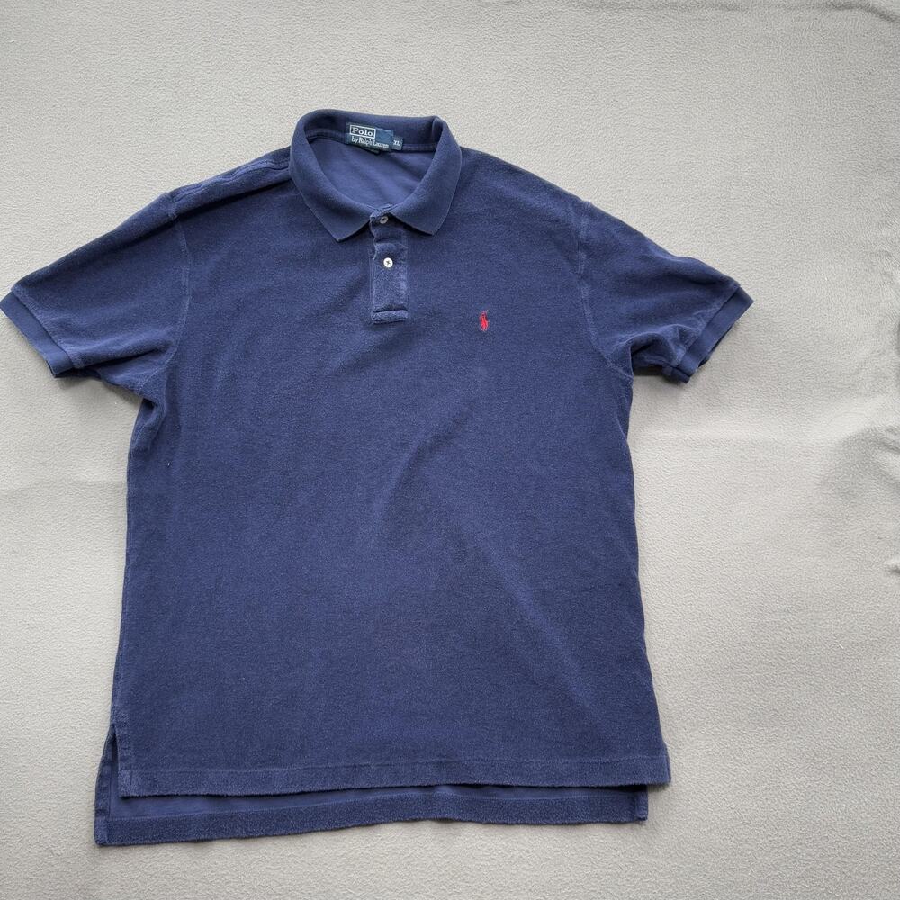 Polo Ralph Lauren Polo Shirt Mens XL Blue Classic Fit Short Sleeve Cotton Casual